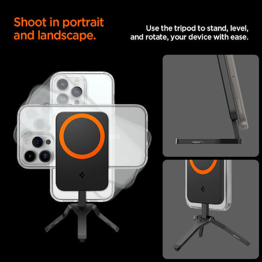 Spigen S319M (MagFit+) Τρίποδο Κινητού Μαύρο