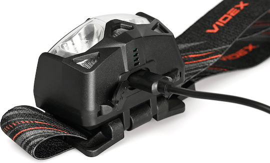 Videx Rechargeable Headlamp LED IP65 with Maximum Brightness 500lm White