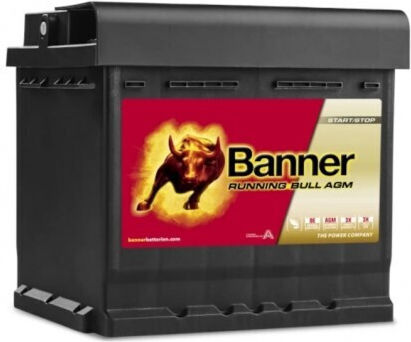 Banner Car Start/Stop Battery with 80Ah Capacity and 800A CCA