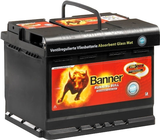 Banner Car Start/Stop Battery with 80Ah Capacity and 800A CCA