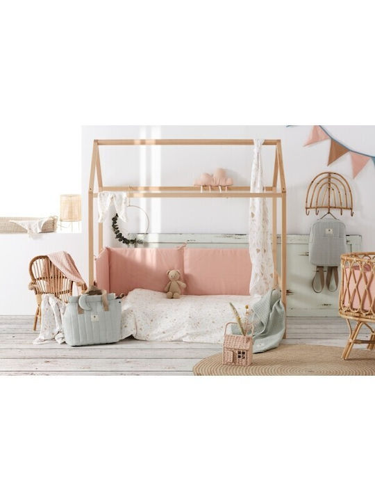 Bimbidreams Kinderwanddekoration Dekorative Girlande aus Stoff Cottage 230cm