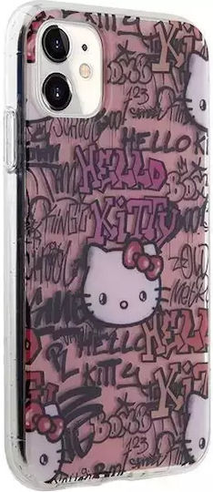 Hello Kitty Задна корица Пластмаса Розов (iPhone 11)