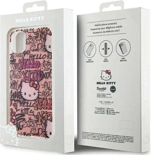 Hello Kitty Задна корица Пластмаса Розов (iPhone 11)