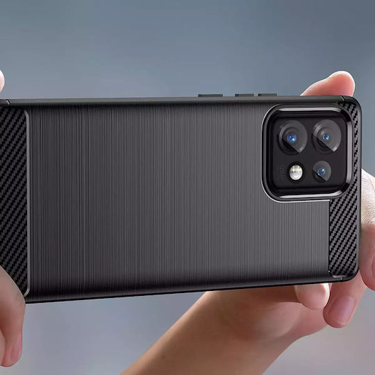 Hurtel Pro Задна корица Силикон Черен (Edge+ 2023 / Moto X40 Pro / Moto X40)