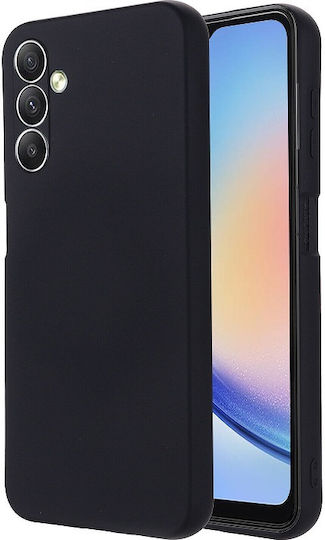 Silky Soft-touch Finish Back Cover Σιλικόνης Μαύρο (Samsung Galaxy J4 Plus)