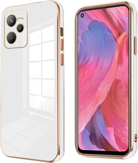 Bodycell Plated Back Cover Silicon cu Curea Auriu (Realme C35)