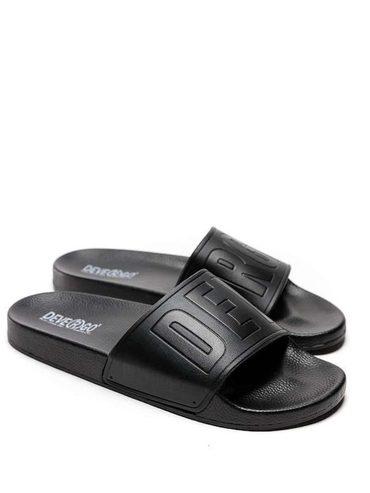 Devergo Caravel Men's Slides Black