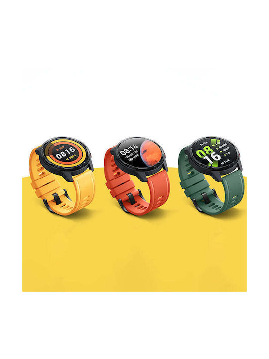 Xiaomi Λουράκι Σιλικόνης Κίτρινο (Watch S1 Active)