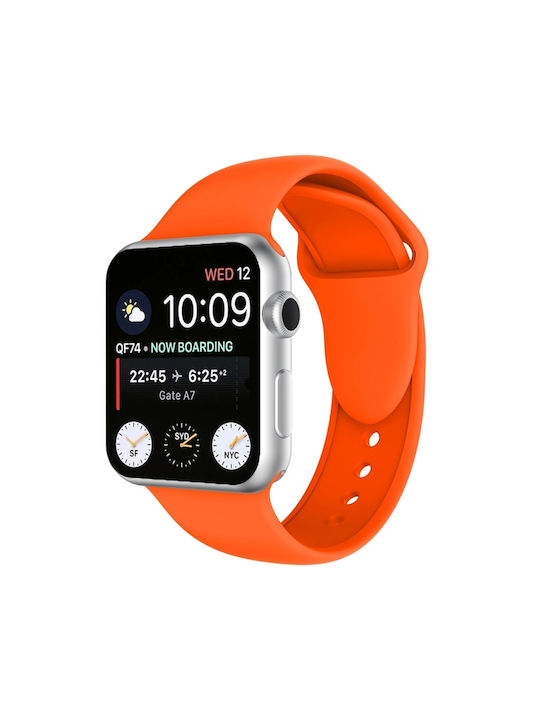 Tech-Protect Iconband Каишка Силикон с Pin Оранжев (Apple Watch 44/45/46mm/Ultra 49mm)