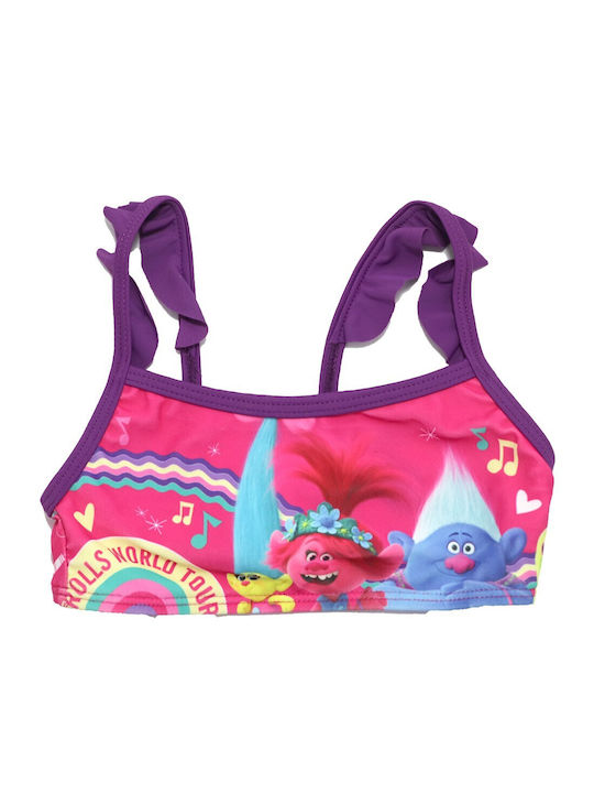 Dreamworks Costum de baie pentru copii Bikini Fuchsia