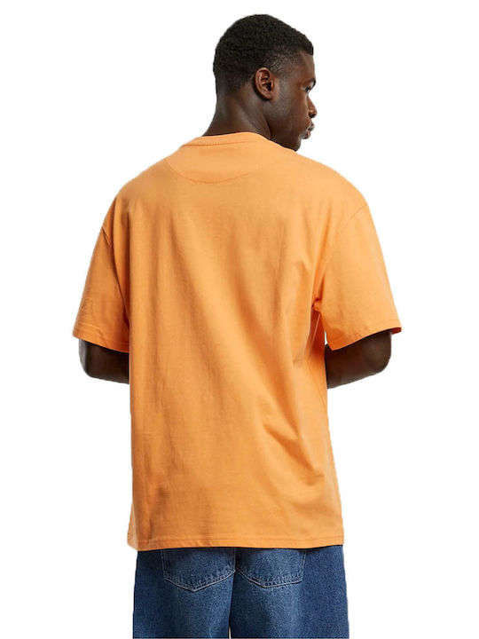 Karl Kani Serif T-shirt Bărbătesc cu Mânecă Scurtă Orange