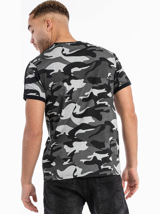 Cregneash T-Shirt Camo Grey