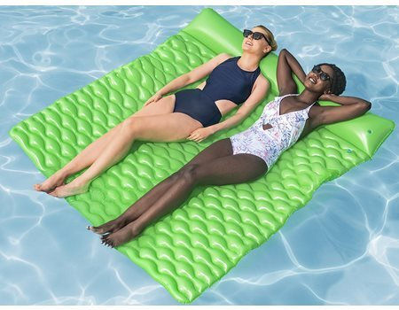 Bestway Φουσκωτό Στρώμα Θαλάσσης Float & Roll Πράσινο 213x170x21cm 44106