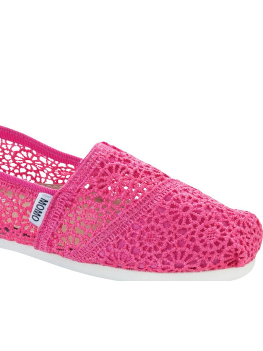 Women's Knitted Espadrilles Fuchsia