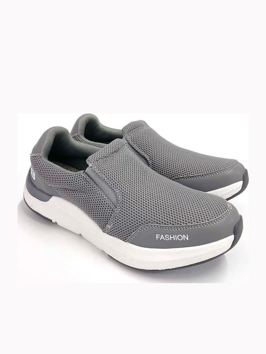 Men's Canvas Slip-Ons Gray