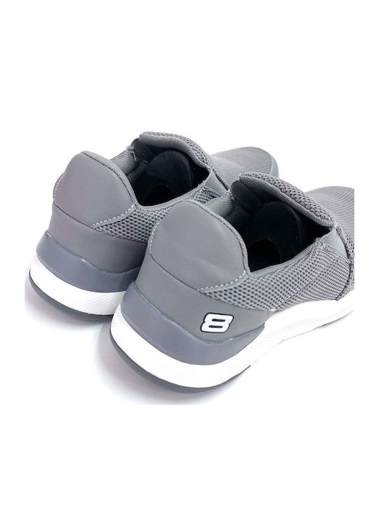 Men's Canvas Slip-Ons Gray