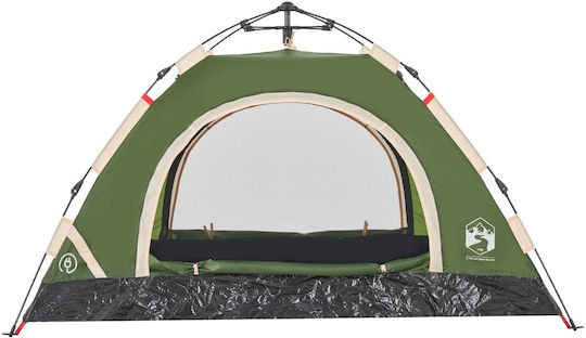 vidaXL Automatisches Campingzelt Igloo Grüne Für 2 Personen 200x150x120cm