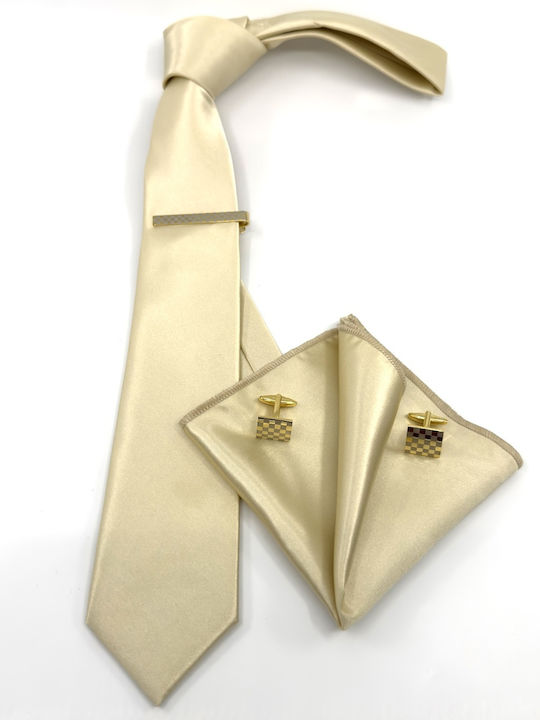 Legend Accessories Men's Tie Set in Yellow Color