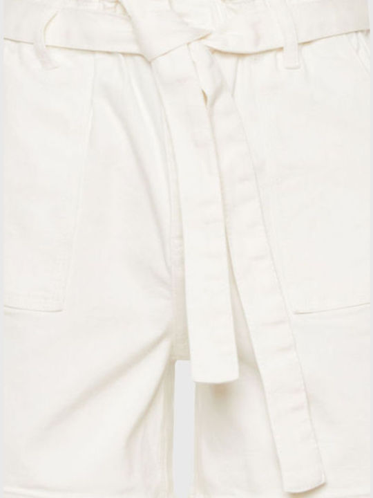 Γυναικείο Τζιν Ψηλόμεσο Σορτς Off White