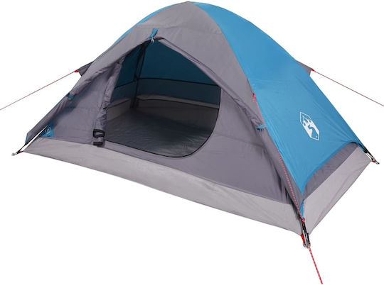 vidaXL Camping Tent Igloo Blue for 4 People 274x213x122cm
