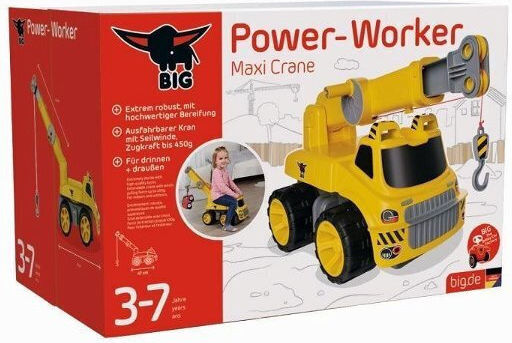Big Power Maxi Количка Езда На За 36+ Месеца Жълта