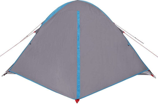 vidaXL Camping Tent Igloo Blue for 4 People 274x213x122cm