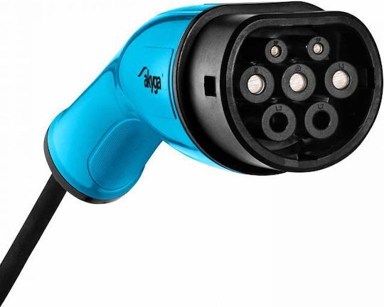 Akyga Φορητός Μονοφασικός Σταθμός Φόρτισης 3.8kW με Ενσωματωμένο Καλώδιο Type 2 (5901720139450)