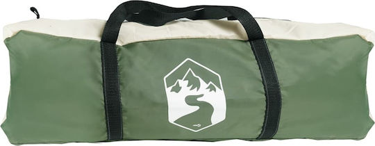 vidaXL Camping Tent Teepee Green 3 Seasons for 8 People 400x400x200cm