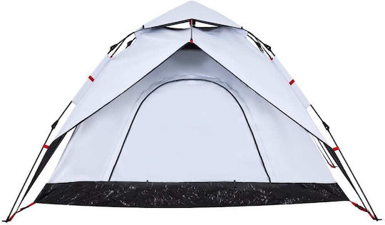 vidaXL Σκηνή Camping Igloo Λευκή για 5 Άτομα 223x223x141εκ.