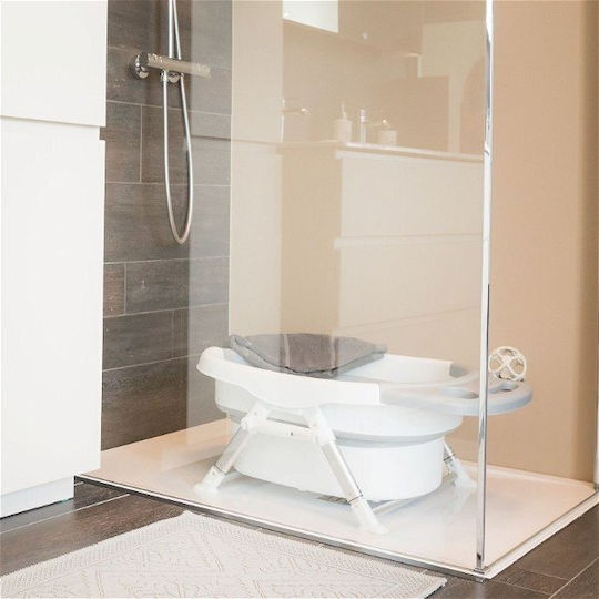 Bo Jungle Cadă pentru bebeluși Bath Grey/White