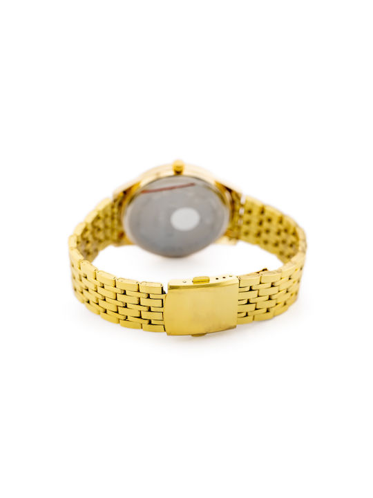 Perfect Watch Battery with Gold Metal Bracelet