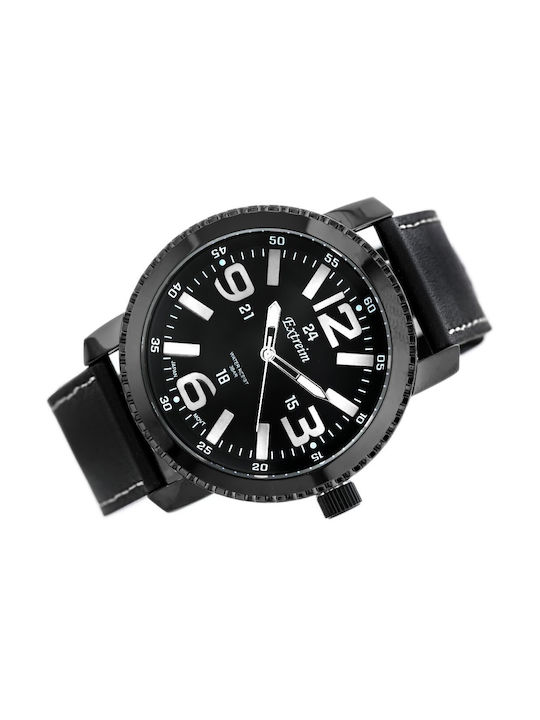 Extreim Uhr Batterie mit Lederarmband