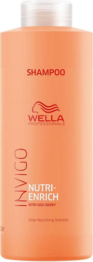Wella Invigo Nutri Enrich Shampoos Reconstruction/Nourishment for Damaged Hair 1000ml