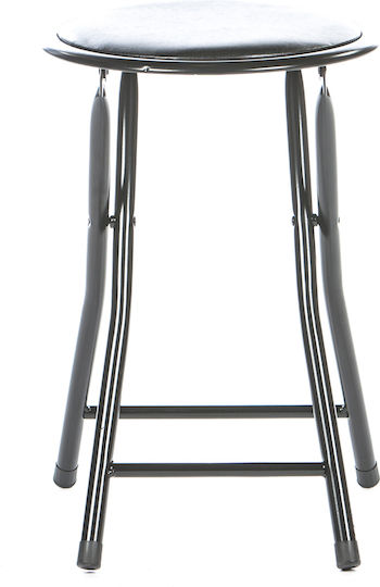 Σκαμπό Κουζίνας Black 30x30x45εκ.
