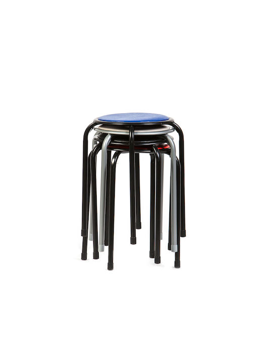 Hocker Für das Wohnzimmer Metall Alicante Red 30x30x45cm