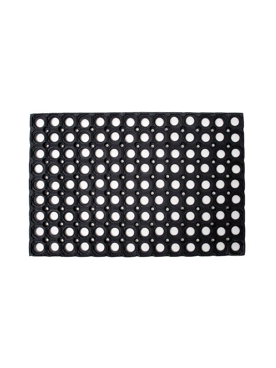 Covor de Intrare din Cauciuc Negru 60x40buc