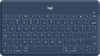 Logitech Keys-To-Go Kabellos Bluetooth Nur Tastatur Englisch UK Blau