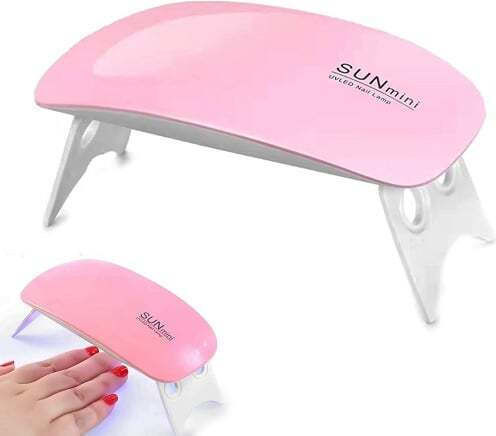 Lampa pentru unghii Mini Sun Uvled, roz