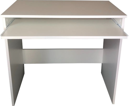 Birou Ivett Din Lemn Alb 80x48x73 cm