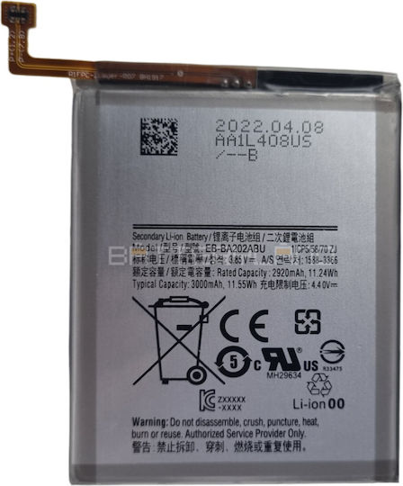 Eb-ba202abu Συμβατή Μπαταρία Αντικατάστασης 3000mAh για Samsung