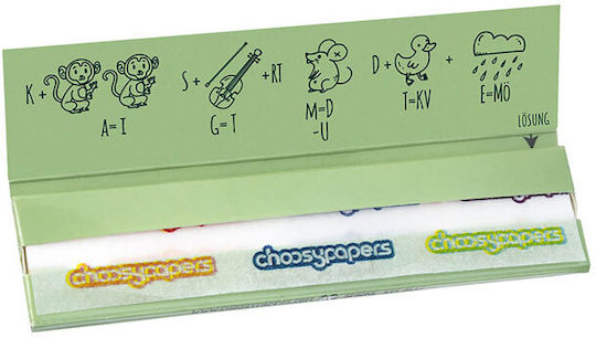 Choosypapers King Size Slim 32 Blättchen atmungsaktive Zigarettenpapiere