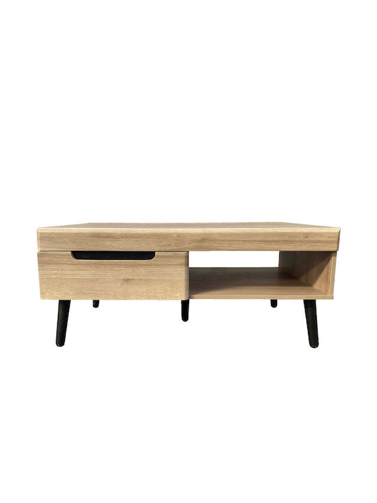 Rechteckig Couchtisch Grif Natural / Black L107xB67xH46cm