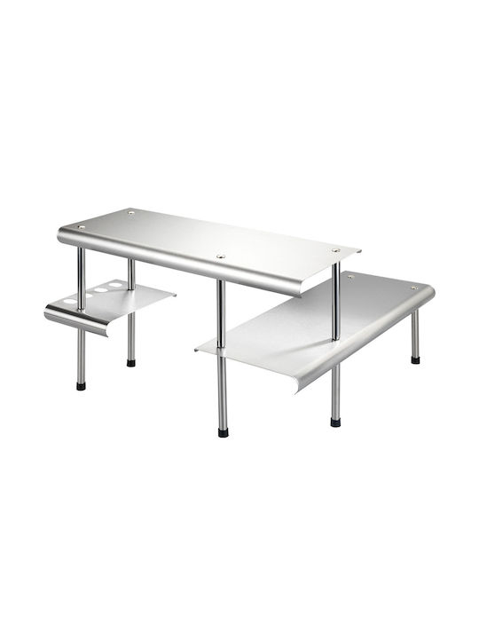 Wenko Настолна Стойка Inox 50x50x31см Сребриста