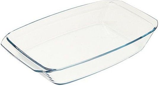 Simax Glass Rectangular Individual Heat-Resistant Cookware with Lid 315ml