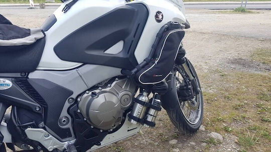 Marselus Geanta Laterala pentru Motociclete in Negru culoare