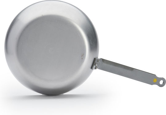 De Buyer Mineral B Country Pan With Lid made of Steel with Non-Stick Coating 24cm