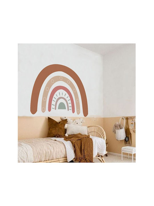 Babyloon Kinder Wandsticker Wand Brown Sun
