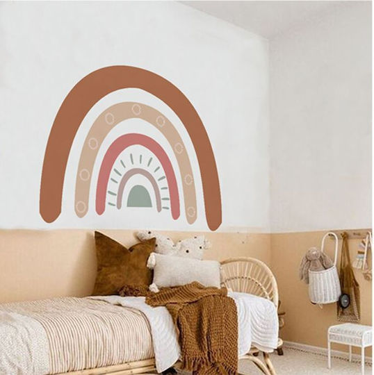 Babyloon Kinder Wandsticker Wand Brown Sun