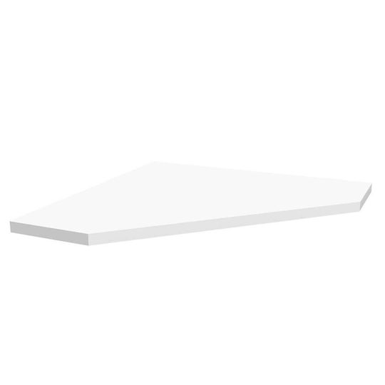 Glorious Modular Side Rack Additional Connection Surface for 2 Furniture White