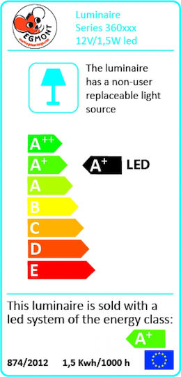 Egmont LED Kinder Dekorative Lampe Knäuel Rosa 24x23x12εκ.